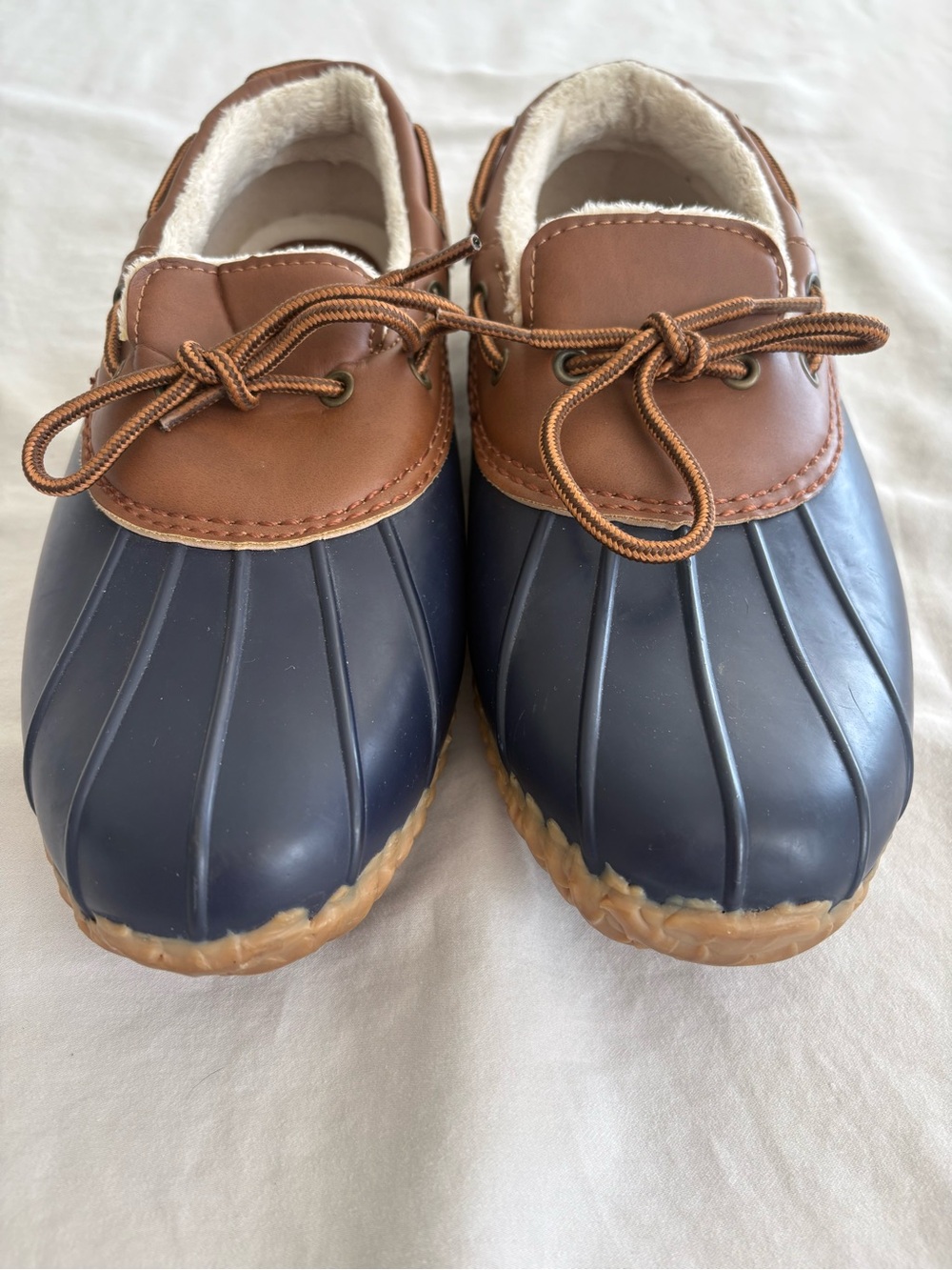 JBU by Jambu Weather Ready Duck Shoes Navy Brown Size 9